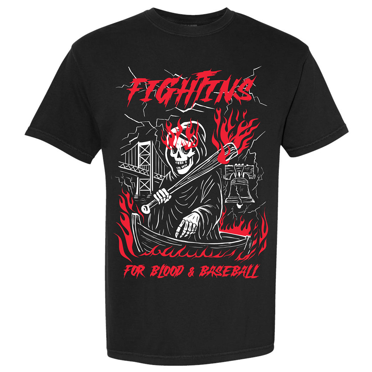 FOR BLOOD AND BASEBALL PHILADELPHIA PHILLIES FERRYMAN TEE
