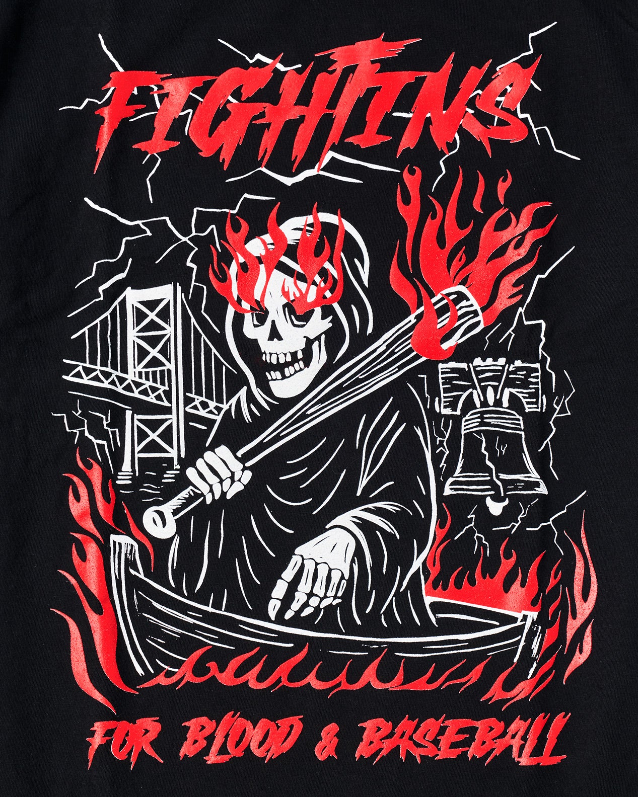 FOR BLOOD AND BASEBALL PHILADELPHIA PHILLIES FERRYMAN TEE