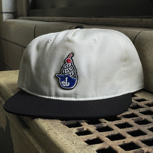 PHILADELPHIA PHILLIES ICE CREAM SKULL HAT - TWO TONED 5 PANEL SNAPBACK